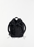 Sporty Lace Up Military Backpack