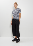 Gathered Cuffs Wool Pants