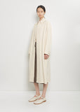 Wool Blend Light Slitted Overcoat