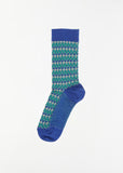 Poko Poko Square Socks — Blue
