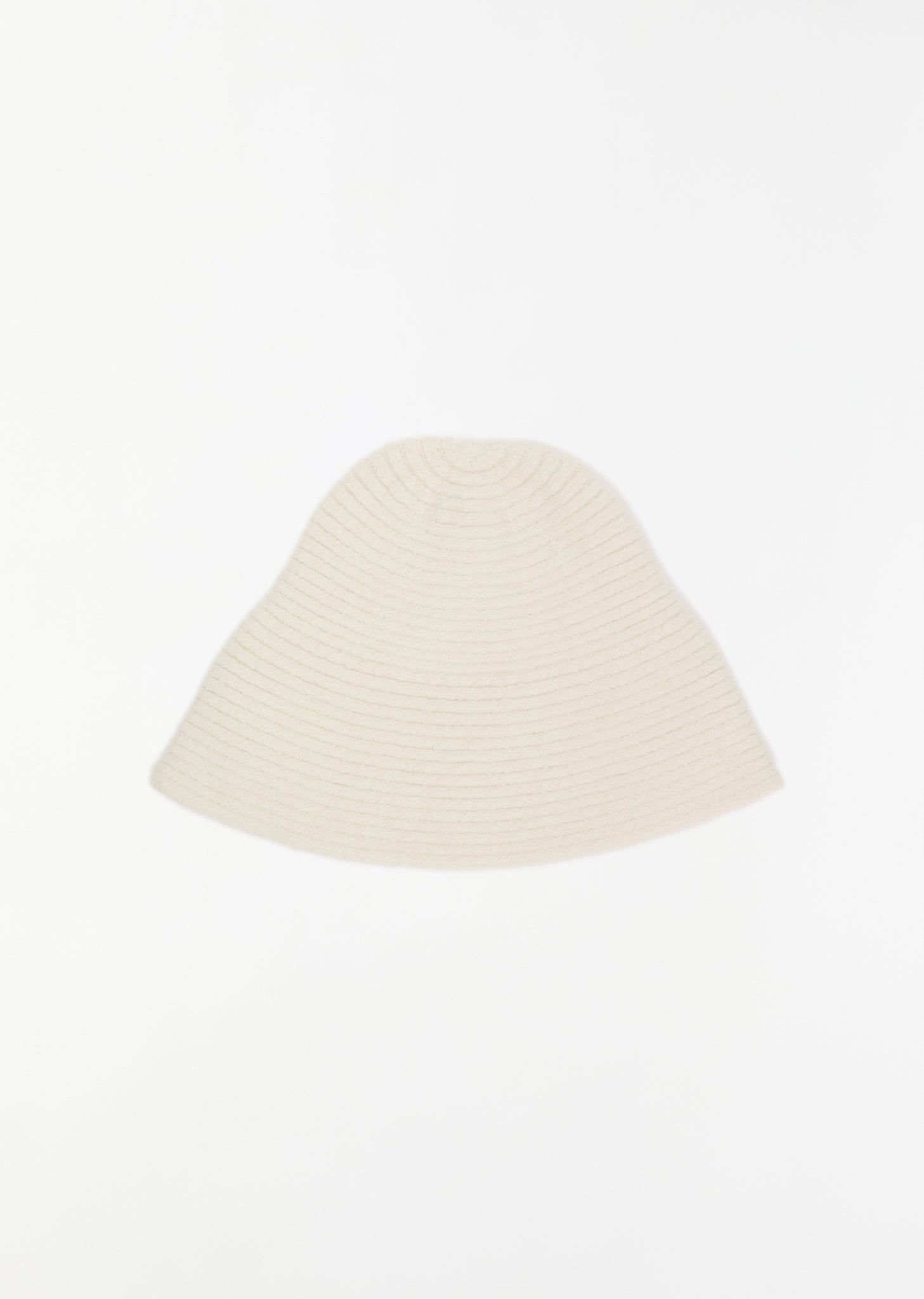 Rib Bell Hat — Raw White – La Garçonne
