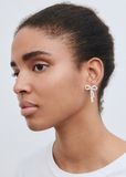 Mini Rosette de Perles Earrings, Pair