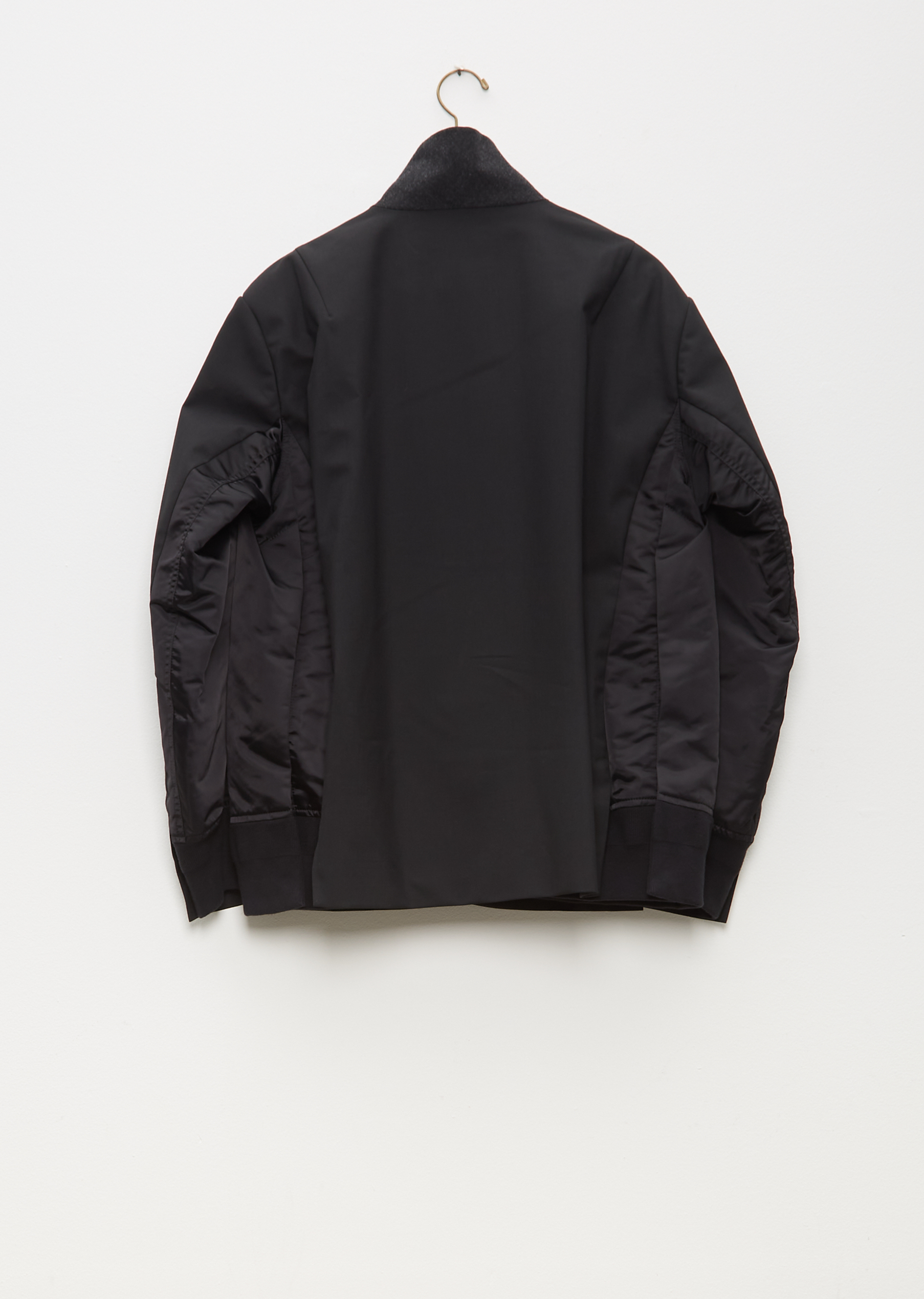 Suiting x Nylon Twill Jacket – La Garçonne Suiting x Nylon Twill Jacket – La Garçonne