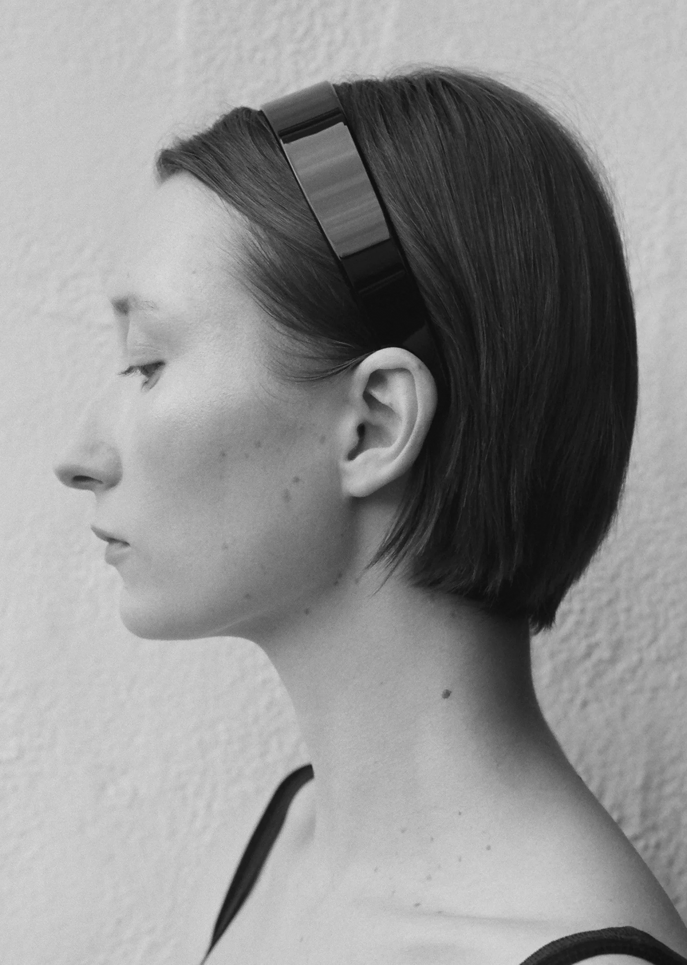 Thin Bessette Headband — Noir – La Garçonne