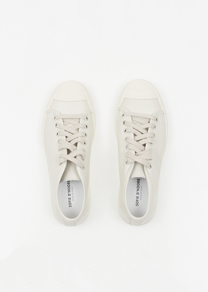 Feat Leather Sneakers — Cloud