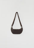 Leather Belt Bag, Small — Brown