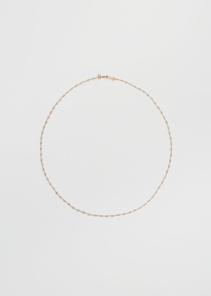 Natural Pearl Rosary Gancino Necklace