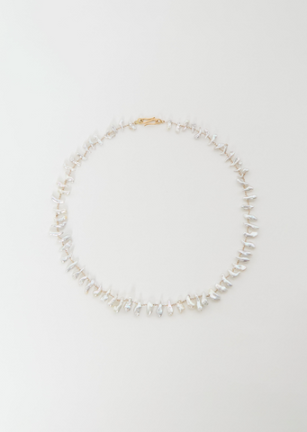 Rosary Paulette Keshi Pearls Necklace