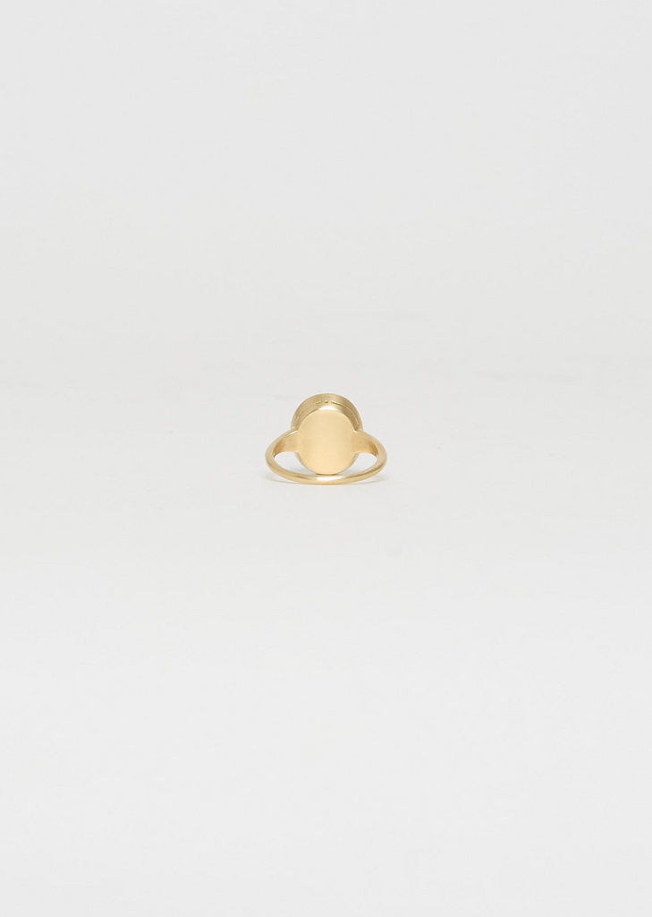 Beauty Alone Green Beryl Oval Ring