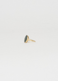 Beauty Alone Green Beryl Oval Ring