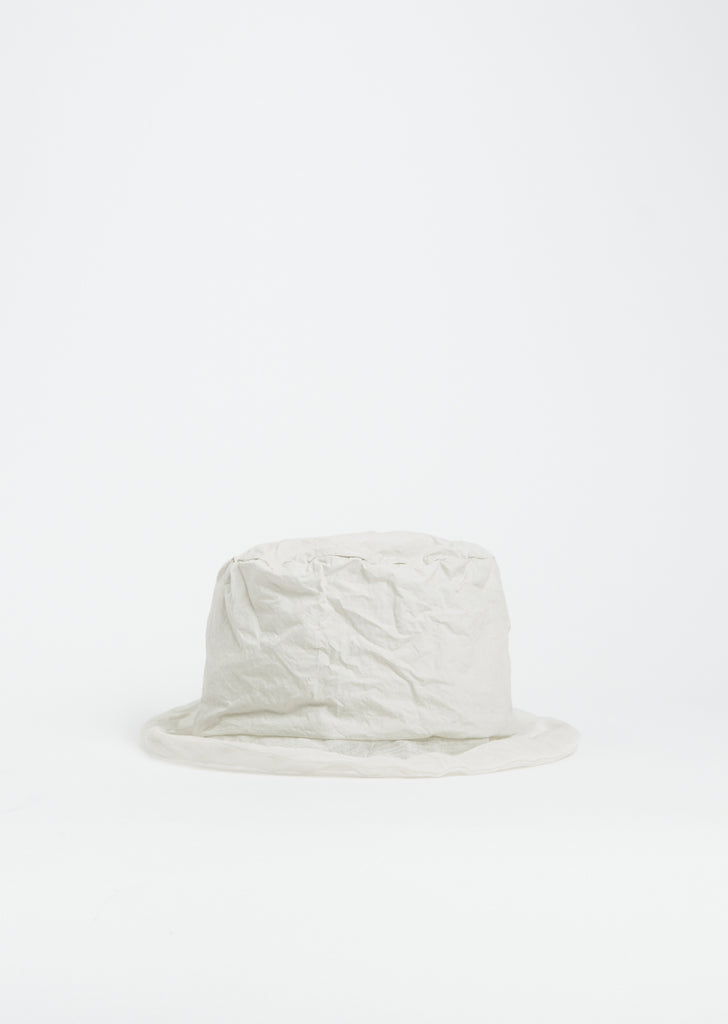 Voile + Light Canvas Hat — Pebble