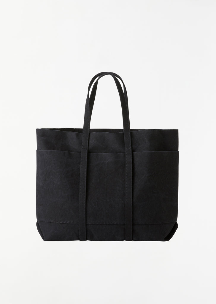 Washed Canvas 6-Pocket Tote, Medium