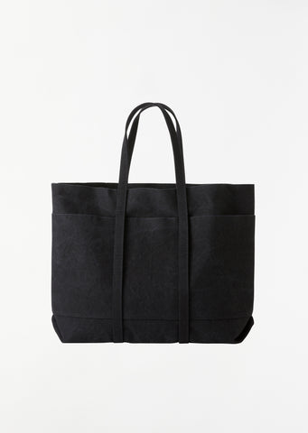 Washed Canvas 6-Pocket Tote, Medium