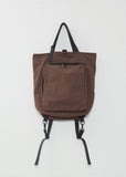 Exclusive Gabardine 2-Way Backpack