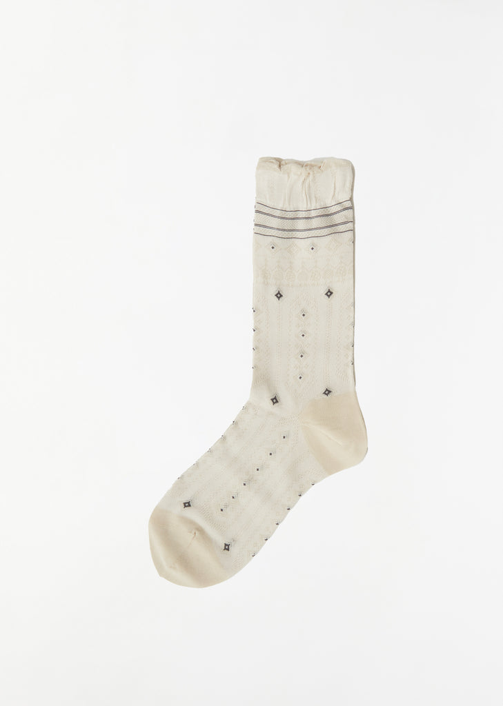 Hand in Hand Socks — Ivory