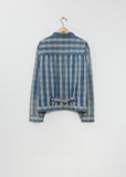 No.213 Indigo Palaka Denim Jacket