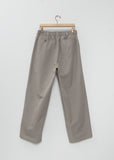 Silk Cotton Chino Wide Trousers