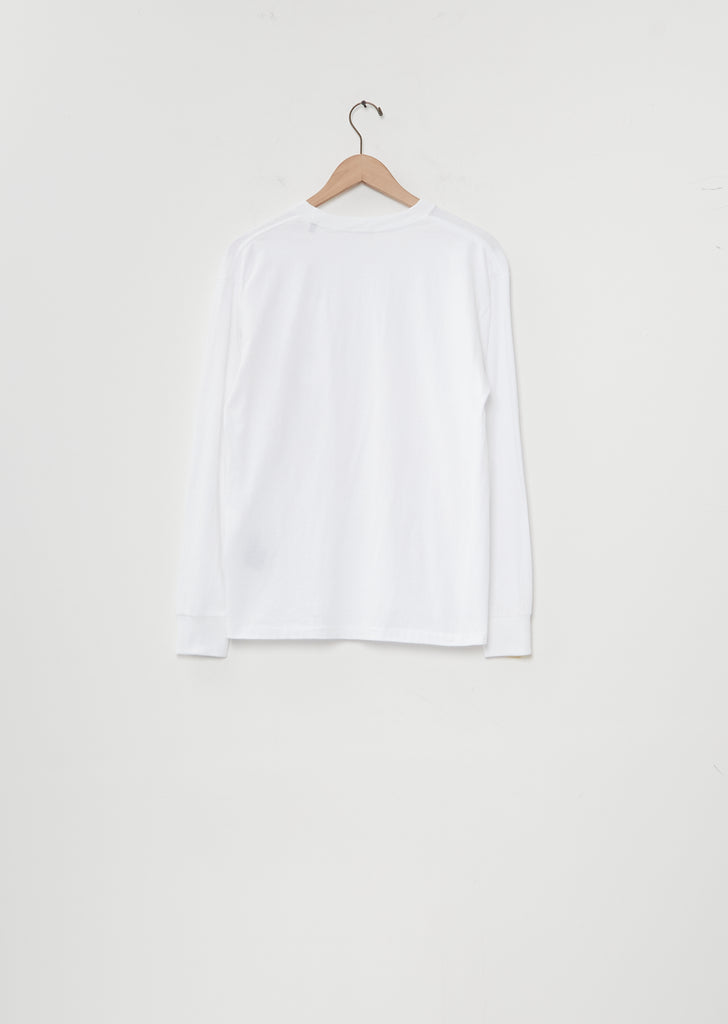 Cotton Jersey Long-Sleeve T-Shirt — White