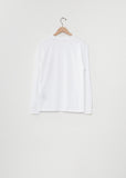 Cotton Jersey Long-Sleeve T-Shirt — White
