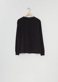 Cotton Jersey Long-Sleeve T-Shirt — Black