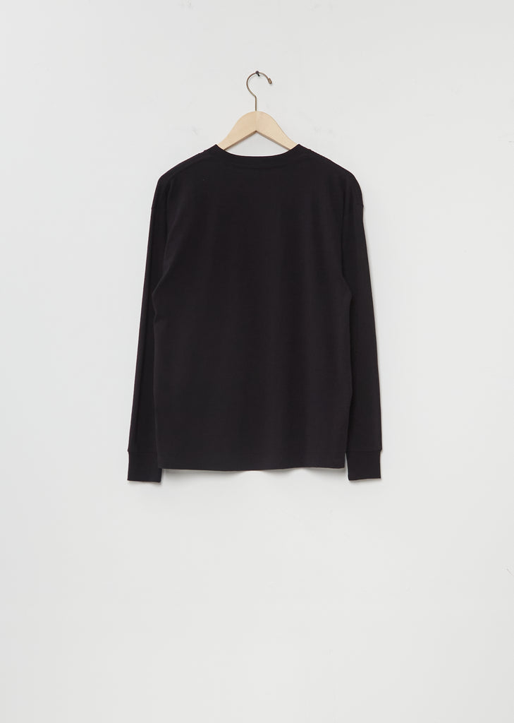 Cotton Jersey Long-Sleeve T-Shirt — Black