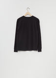 Cotton Jersey Long-Sleeve T-Shirt — Black