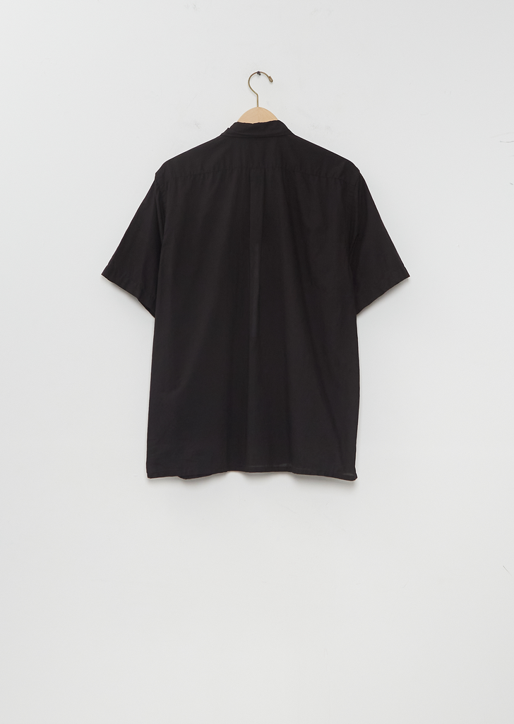 Open Collar Cotton Khadi Shirt