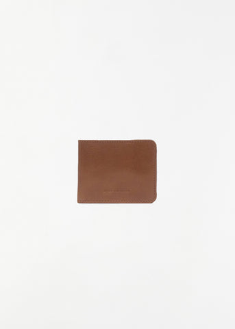 Calfskin Bifold Wallet — Cognac
