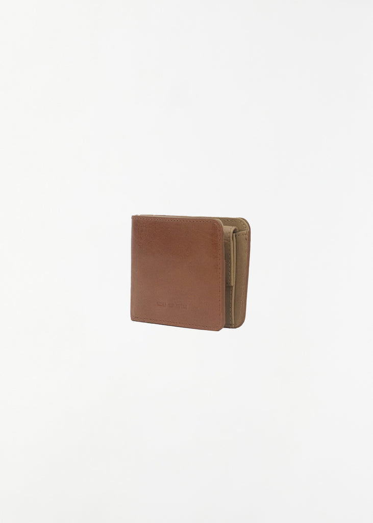 Calfskin Bifold Wallet — Cognac