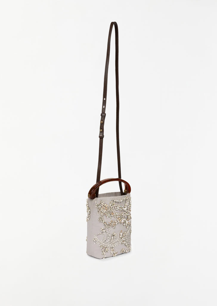 Crisp Embellished Cotton Bag