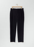 Wool Tapered Pants — Navy