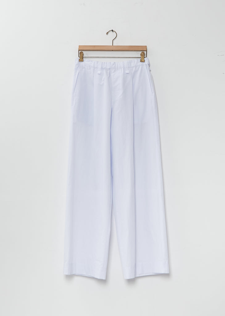 Freshen Technical Cotton Pants — White