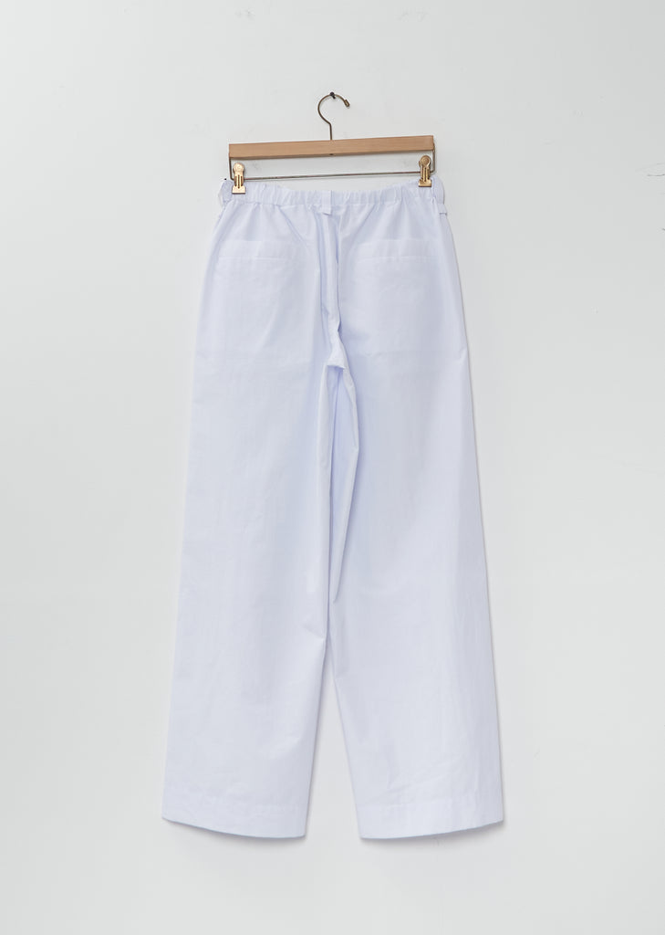 Freshen Technical Cotton Pants — White