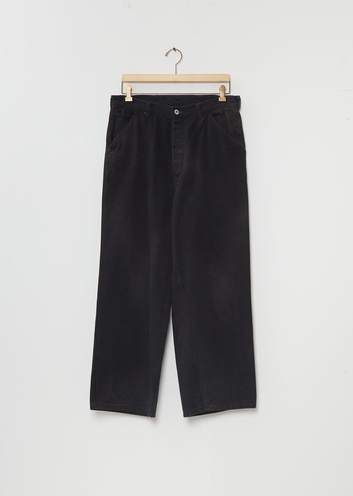 Vintage Black Denim Work Pants