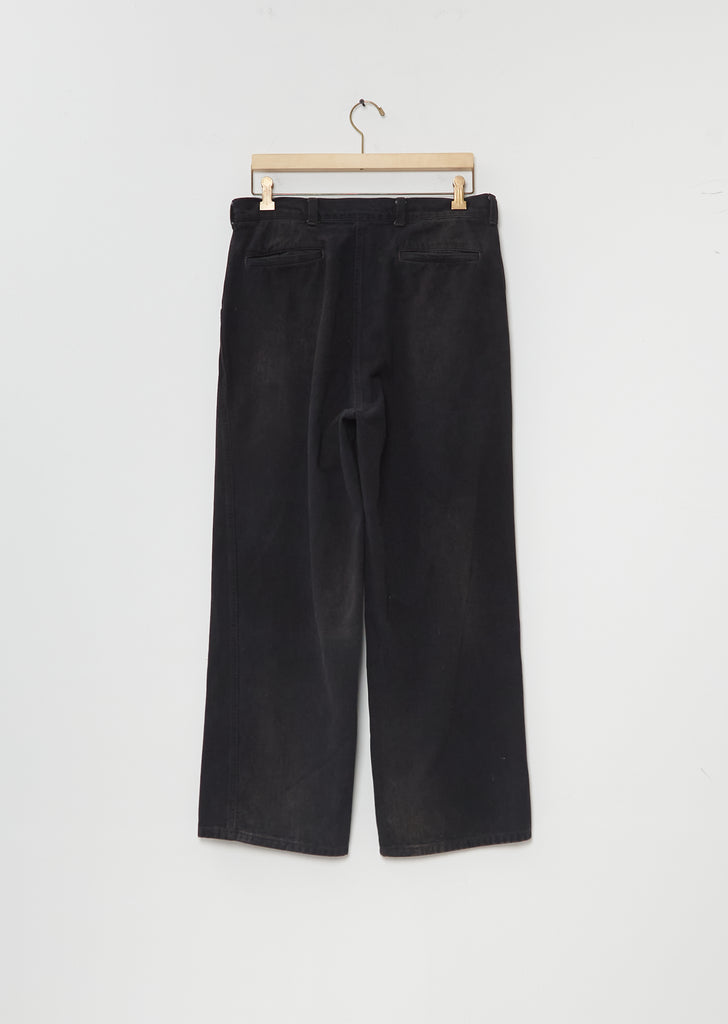 Vintage Black Denim Work Pants