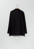 Wool Silk Single Breasted Jacket