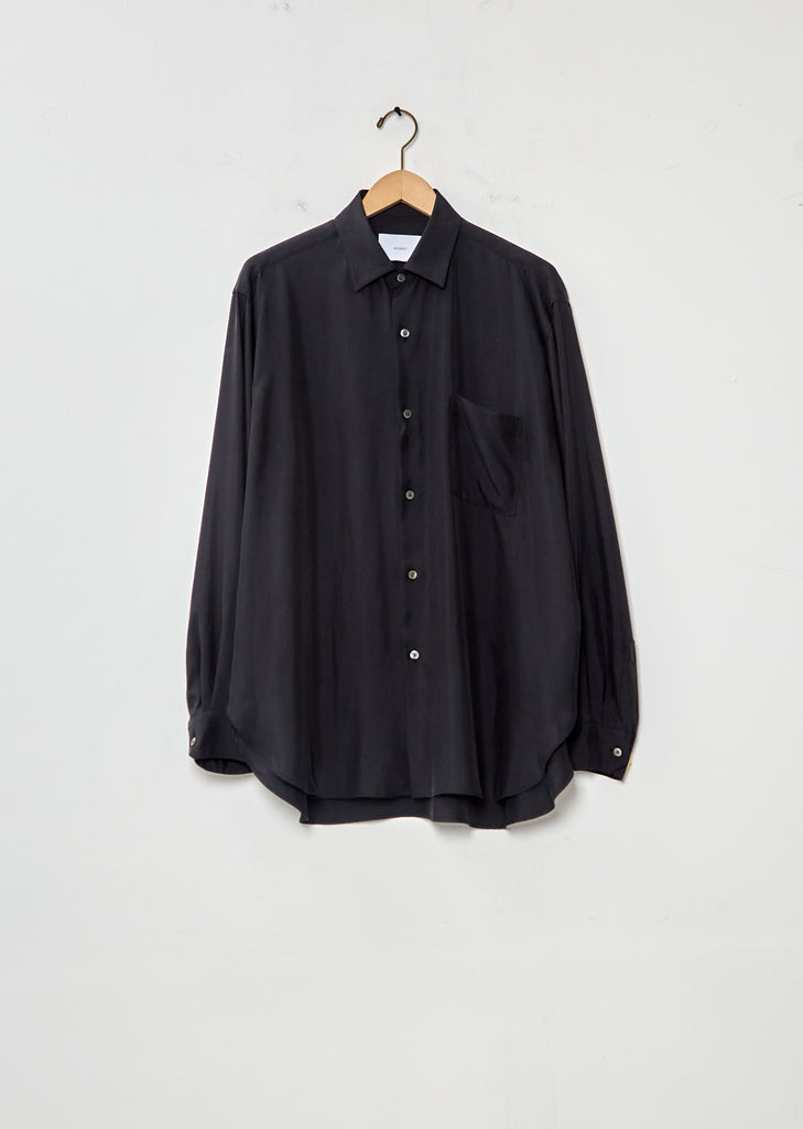 Cupro Twill Oversized Shirt
