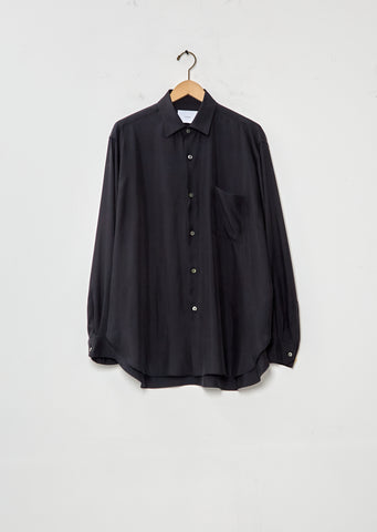 Cupro Twill Oversized Shirt