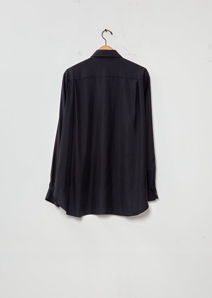 Cupro Twill Oversized Shirt