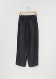 Cupro Twill Wide Easy Trousers