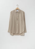Cotton Silk Oversized Placket Shirt