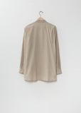 Cotton Silk Oversized Placket Shirt