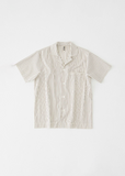 Cotton Poplin Pyjamas Short Sleeve Shirt — Hopper Stripes