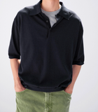 Giza High Gauge Knit Polo