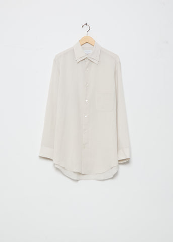 Cotton Linen Double Collar Shirt