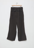 Garment Treated Herringbone Stripe Pants