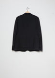 Wool Gabardine Three Button Jacket