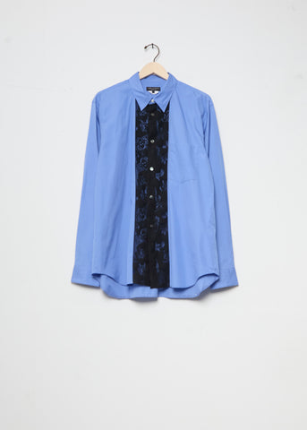 Lace Paisley Cotton Broad Shirt