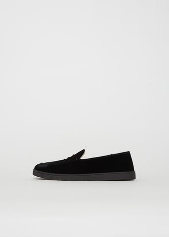 Peebles Velvet Loafer