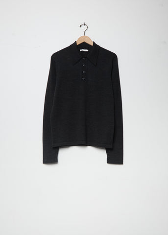Knitted Polo Top